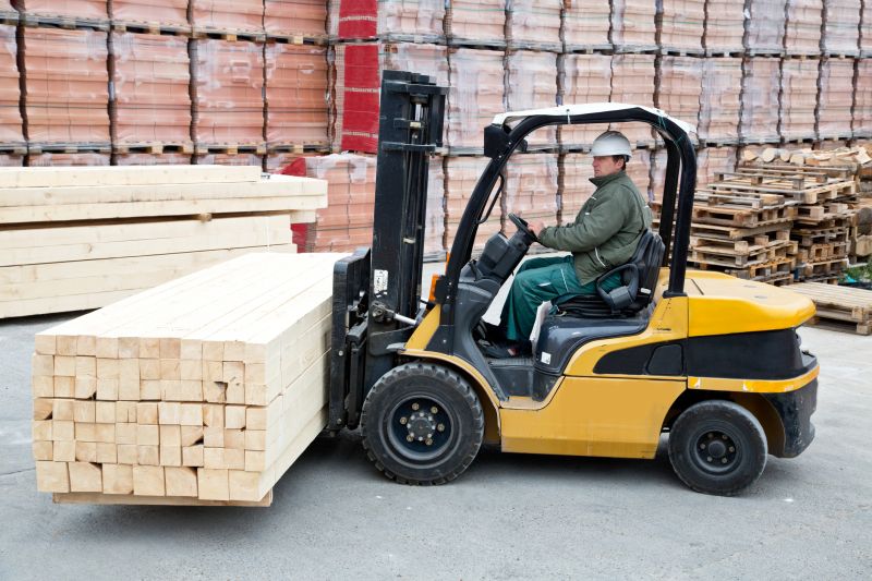 Ideal for stacking materials in narrow areas.